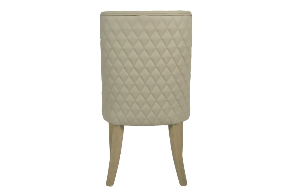 Product photograph of Millie Beige Pu Dining Chair Solid In Pairs from Choice Furniture Superstore.